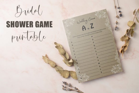A to Z Bridal Shower Game: Simple Fun for Every Wedding Party