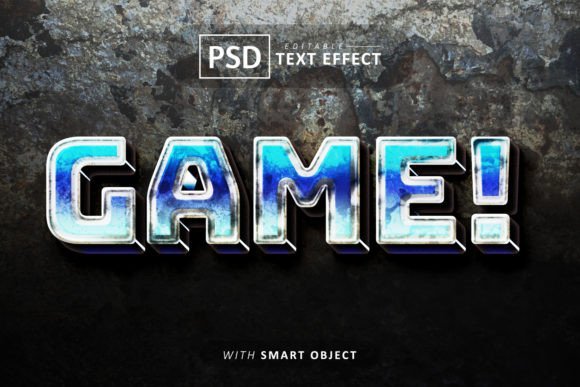 Game 3D Text Effect Editable: A Flexible Design Resource for Dynamic Typography