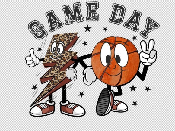 Game Day Basketball Sublimation Designs for Creative Projects