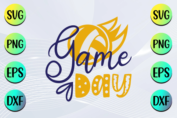 Game Day, Football SVG Cut File for Creative Design Projects