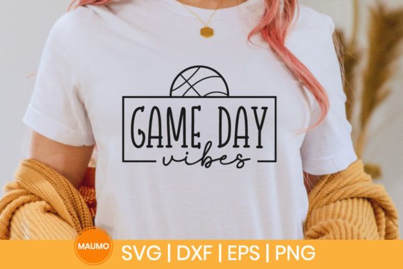 Game Day Vibes Basketball Sports SVG: The Ultimate Design Asset for Creative Entrepreneurs