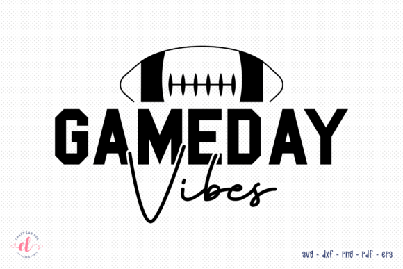 Game Day Vibes SVG – A Dynamic Football SVG for Creative Projects