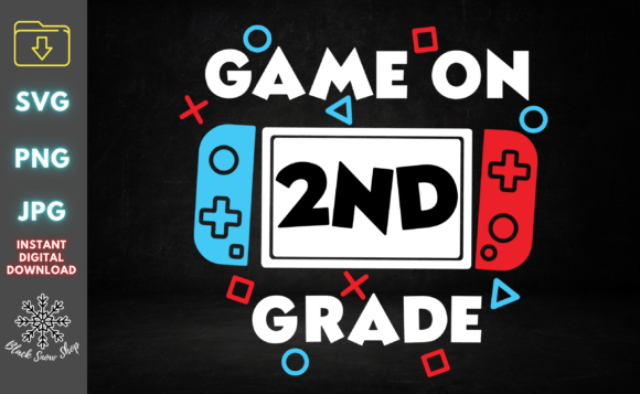 Game on 2ND Grade Back to School SVG: A Versatile Design Resource for Educators and Creative Entrepreneurs
