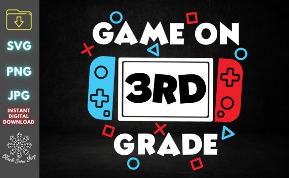Game On: 3rd Grade Back to School SVG for Creative Projects