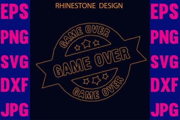 Game Over Rhinestone Template: Creative Uses Across Industries