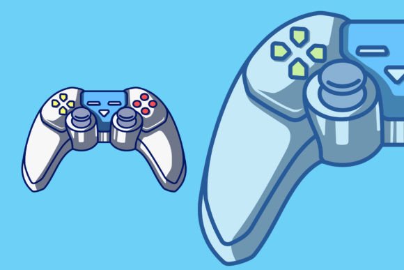 Joystick Game Cartoon: A Versatile Design Resource
