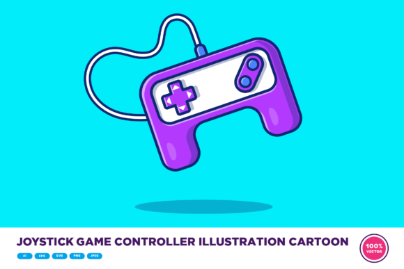 Joystick Game Controller Illustration