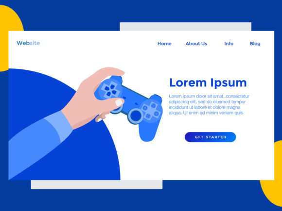 Landing Page Game Holding Stick: A Bold Display Font for Creative Projects