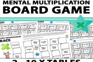 Mental Multiplication Board Game: Learning Math Through Play