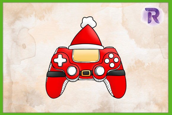 Santa Game Controller Christmas PNG: Creative Uses for Crafters, Designers, and DIY Enthusiasts