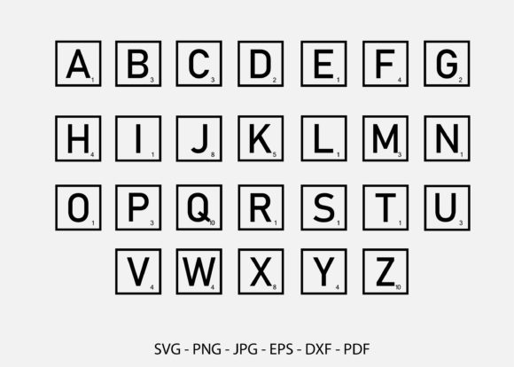Scrabble Tiles and Board Game Clipart: Creative Design Made Easy