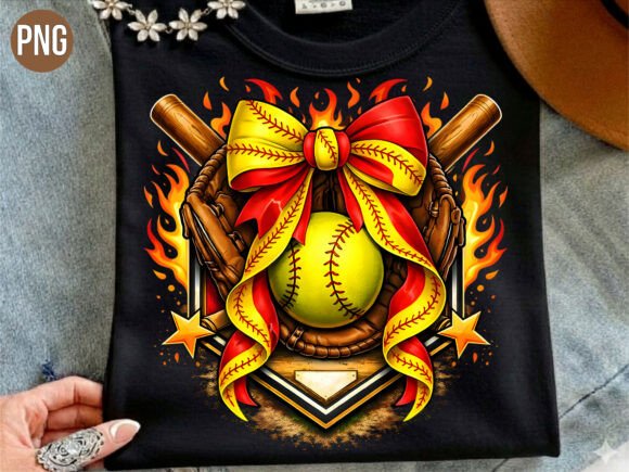 Softball Bow Fire Game Day Style PNG: Strategic Value for Designers and Entrepreneurs