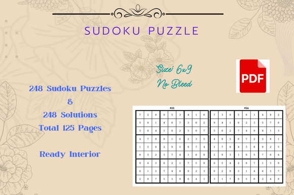 Sudoku Game for Kids KDP Template: A Creative Resource for Young Minds