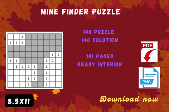Unlock Fun and Learning with the Mine Finder Puzzle Game Practice Book for Kids