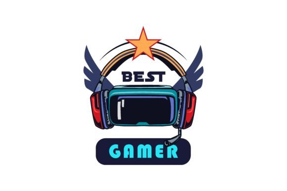 Video Game Emblem. Badge with Skull, VR: Symbolism, Design, and Digital Integration