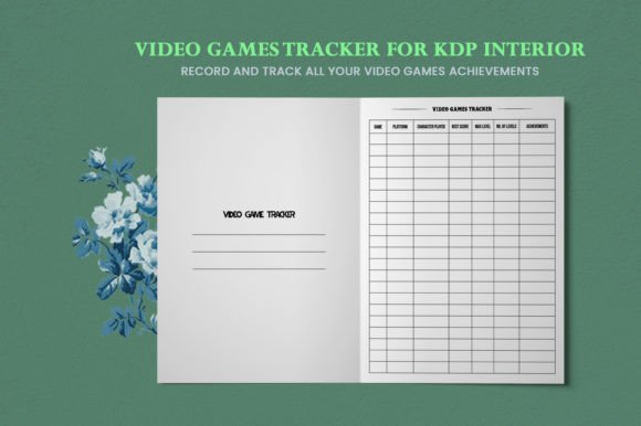 Video Game Tracker Log Interior KDP: A Practical Choice for Gamers and Planners